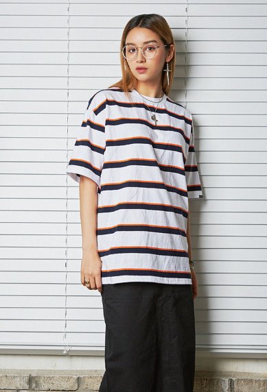 セイントペイン(SAINTPAIN) SP 19SS STRIPE TEE-GREEN