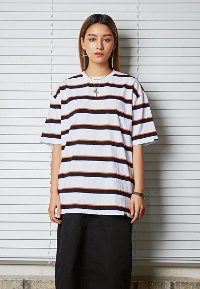 セイントペイン(SAINTPAIN) SP 19SS STRIPE TEE-GREEN