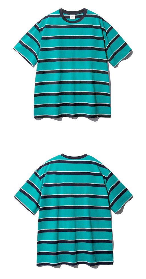 セイントペイン(SAINTPAIN) SP 19SS STRIPE TEE-GREEN