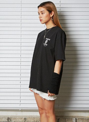 セイントペイン(SAINTPAIN) SP ALEXIA TEE SS-BLACK
