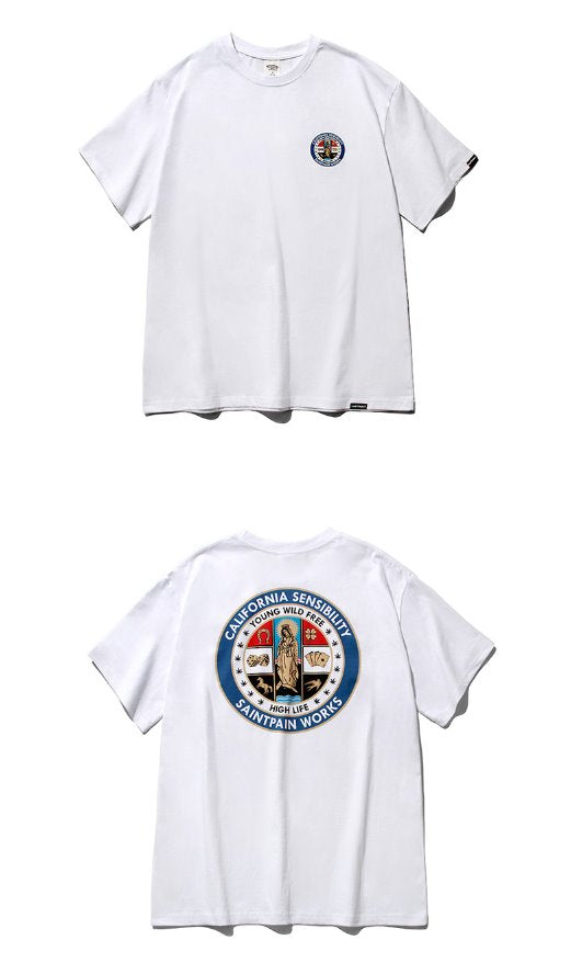 セイントペイン(SAINTPAIN) SP BENEDICT TEE SS-WHITE