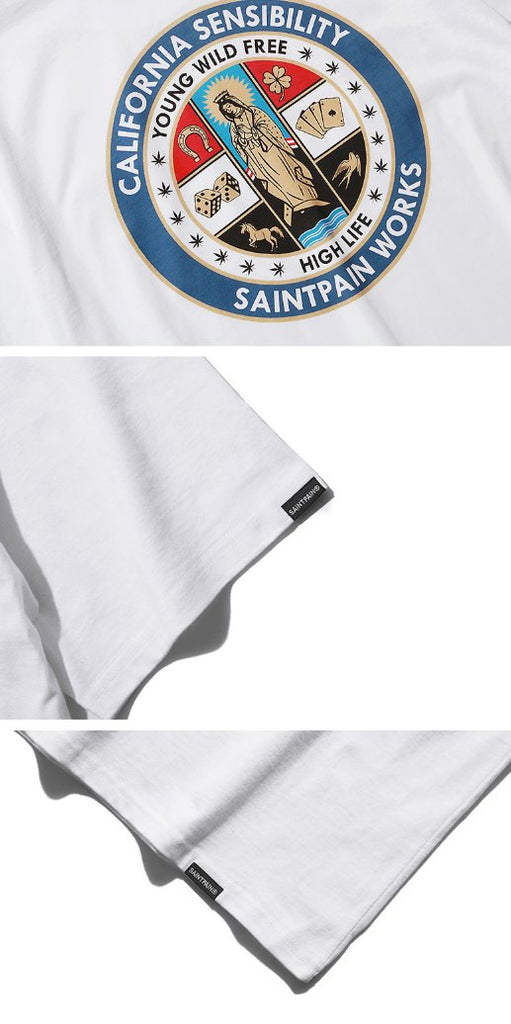 セイントペイン(SAINTPAIN) SP BENEDICT TEE SS-WHITE