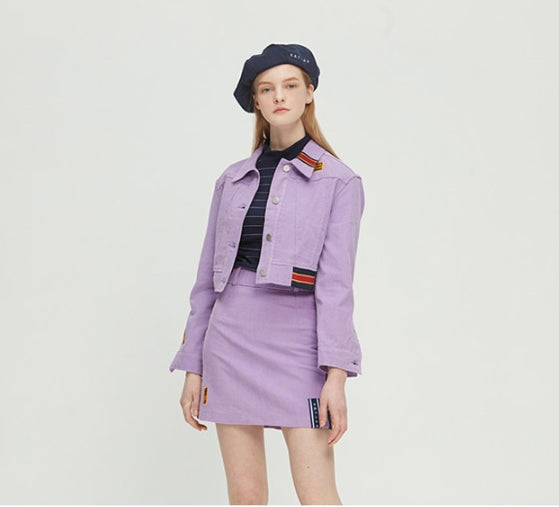 ロマンティッククラウン(ROMANTIC CROWN) GNAC Corduroy Jacket_Purple