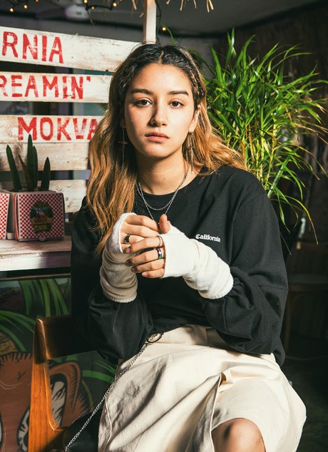 セイントペイン(SAINTPAIN) SP CALIFORNIA LUNA LS-NAVY
