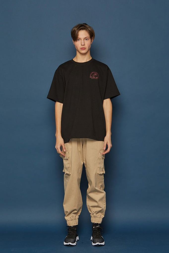 スローアシッド(SLOW ACID) Spancotton Cargo Jogger Pants (BEIGE)