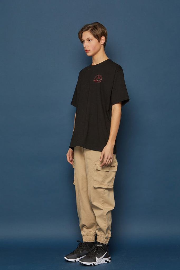 スローアシッド(SLOW ACID) Spancotton Cargo Jogger Pants (BEIGE)