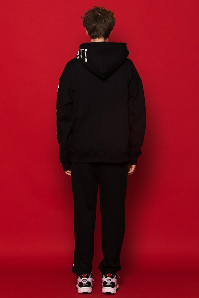 スローアシッド(SLOW ACID) Side Point Hoodie (BLACK)