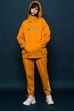 スローアシッド(SLOW ACID) 18FW Logo Hoodie (YELLOW)