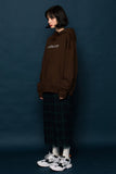 スローアシッド(SLOW ACID) 18FW Logo Hoodie (CHOCO)