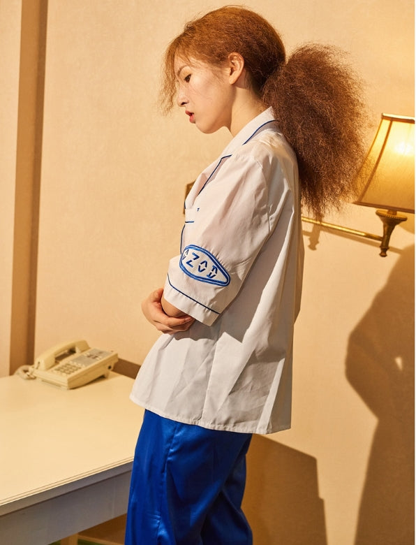 オージーオーディー(OZOD) piping shirts