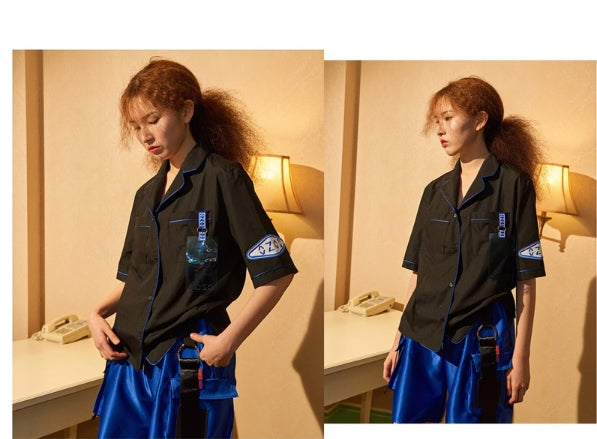 オージーオーディー(OZOD) piping shirts