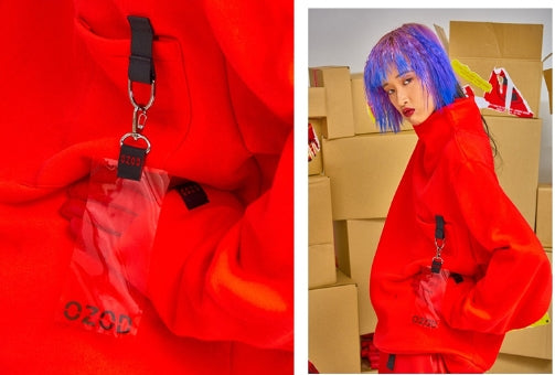 オージーオーディー(OZOD) HIGH NECKED SWEATSHIRTS