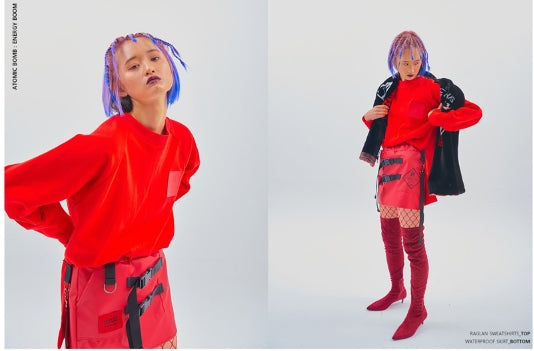 オージーオーディー(OZOD) RAGLAN SWEATSHIRTS