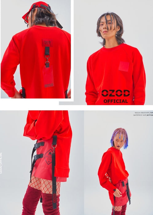 オージーオーディー(OZOD) RAGLAN SWEATSHIRTS