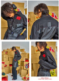 オージーオーディー(OZOD) DENIM LEATHER JACKET