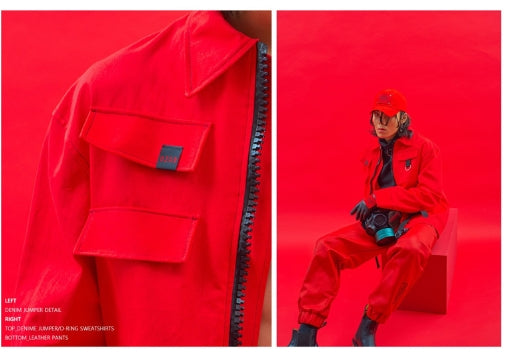 オージーオーディー(OZOD) DENIM JUMPER