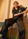 オージーオーディー(OZOD) satin long pants