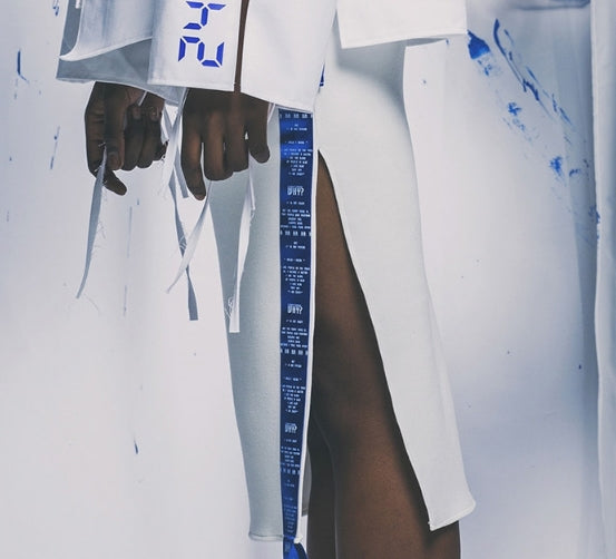 オージーオーディー(OZOD) Blue Line skirt
