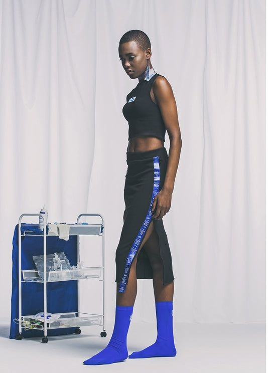 オージーオーディー(OZOD) Blue Line skirt