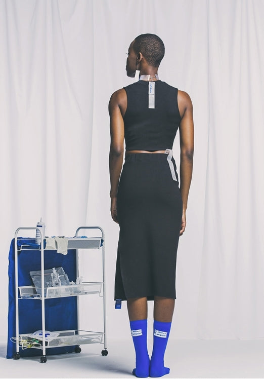 オージーオーディー(OZOD) Blue Line skirt