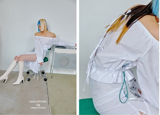 オージーオーディー(OZOD) SHIRTS OFF-SHOULDER