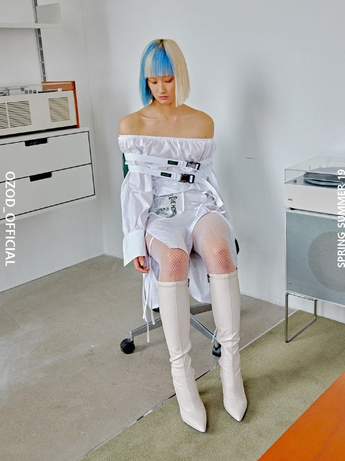 オージーオーディー(OZOD) SHIRTS OFF-SHOULDER