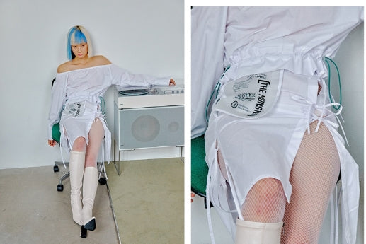 オージーオーディー(OZOD) SHIRTS OFF-SHOULDER