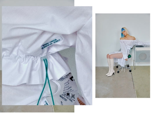 オージーオーディー(OZOD) SHIRTS OFF-SHOULDER
