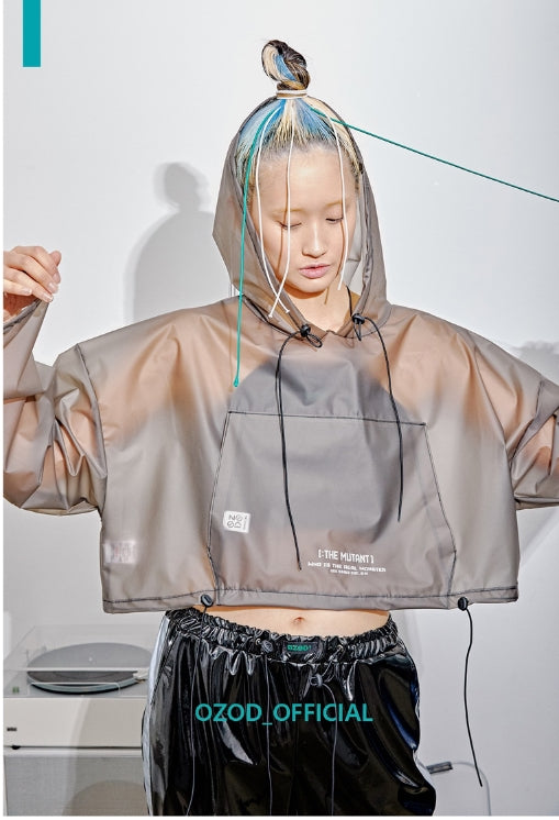 オージーオーディー(OZOD) URETHANE CROP HOOD