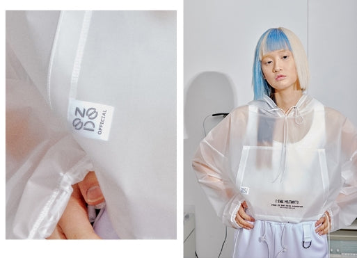 オージーオーディー(OZOD) URETHANE CROP HOOD