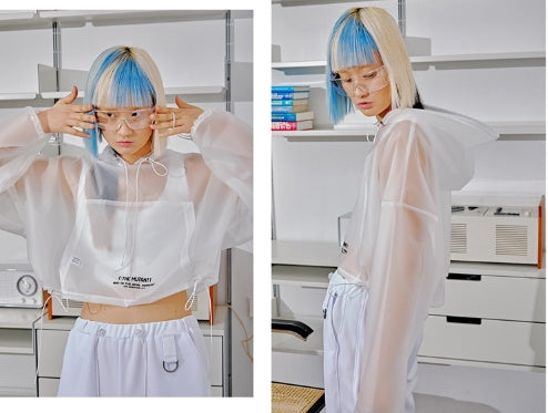 オージーオーディー(OZOD) URETHANE CROP HOOD