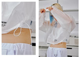 オージーオーディー(OZOD) URETHANE CROP HOOD