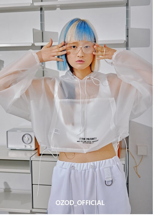 オージーオーディー(OZOD) URETHANE CROP HOOD