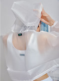オージーオーディー(OZOD) URETHANE CROP HOOD