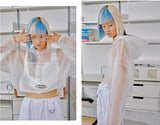 オージーオーディー(OZOD) URETHANE CROP HOOD