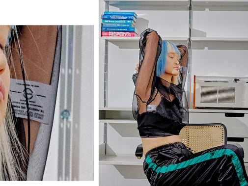 オージーオーディー(OZOD) ORGANZA TOP