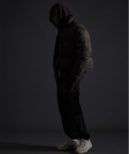 オベルー(OVERR) TOME.5 142 SUEDE GRAY SHORT DOWN PADDING