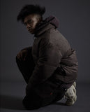オベルー(OVERR) TOME.5 142 SUEDE GRAY SHORT DOWN PADDING