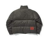 オベルー(OVERR) TOME.5 142 SUEDE GRAY SHORT DOWN PADDING
