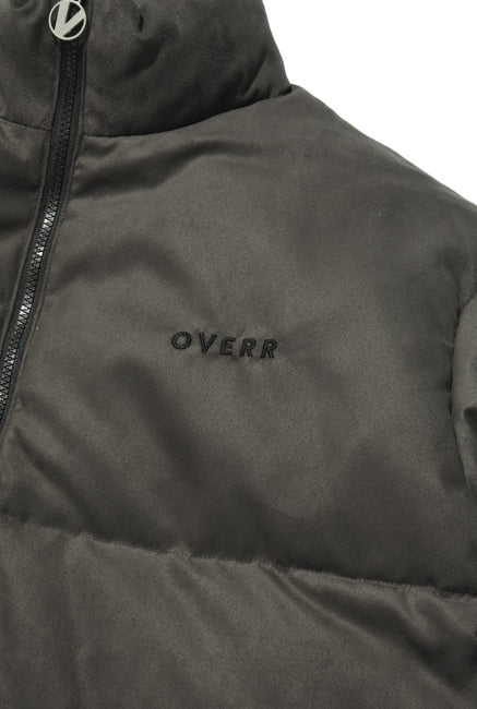 オベルー(OVERR) TOME.5 142 SUEDE GRAY SHORT DOWN PADDING