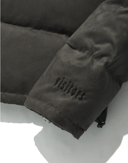 オベルー(OVERR) TOME.5 142 SUEDE GRAY SHORT DOWN PADDING