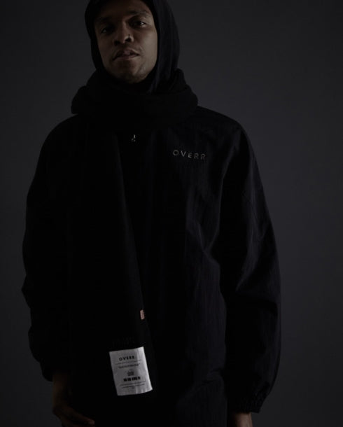 オベルー(OVERR) TOME.5 FLEECED BLACK MUFFLER