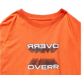 オベルー(OVERR) ESSAY.4 BACKPRINTING ORANGE TEE