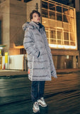 オベルー(OVERR) ESSAY.3 GRAY WASHING SCOTCH LONG DOWN PADDING