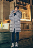 オベルー(OVERR) ESSAY.3 GRAY WASHING SCOTCH LONG DOWN PADDING