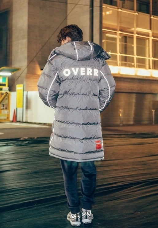 オベルー(OVERR) ESSAY.3 GRAY WASHING SCOTCH LONG DOWN PADDING