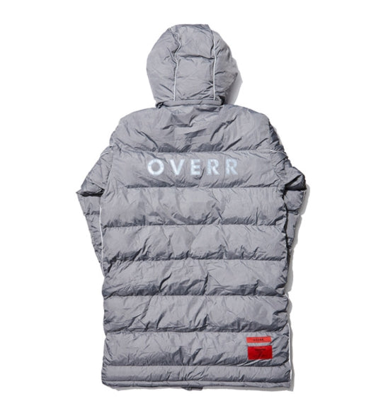 オベルー(OVERR) ESSAY.3 GRAY WASHING SCOTCH LONG DOWN PADDING