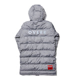 オベルー(OVERR) ESSAY.3 GRAY WASHING SCOTCH LONG DOWN PADDING