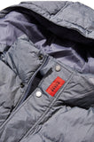オベルー(OVERR) ESSAY.3 GRAY WASHING SCOTCH LONG DOWN PADDING