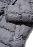 オベルー(OVERR) ESSAY.3 GRAY WASHING SCOTCH LONG DOWN PADDING